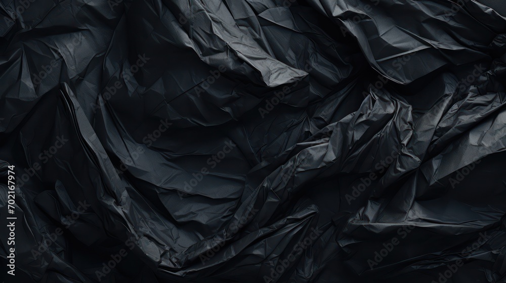 crumpled paper black