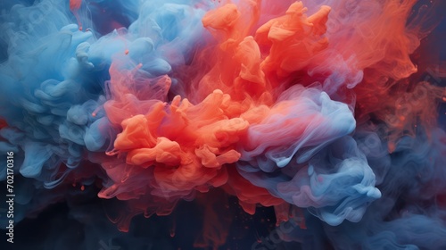 colorful explosion
