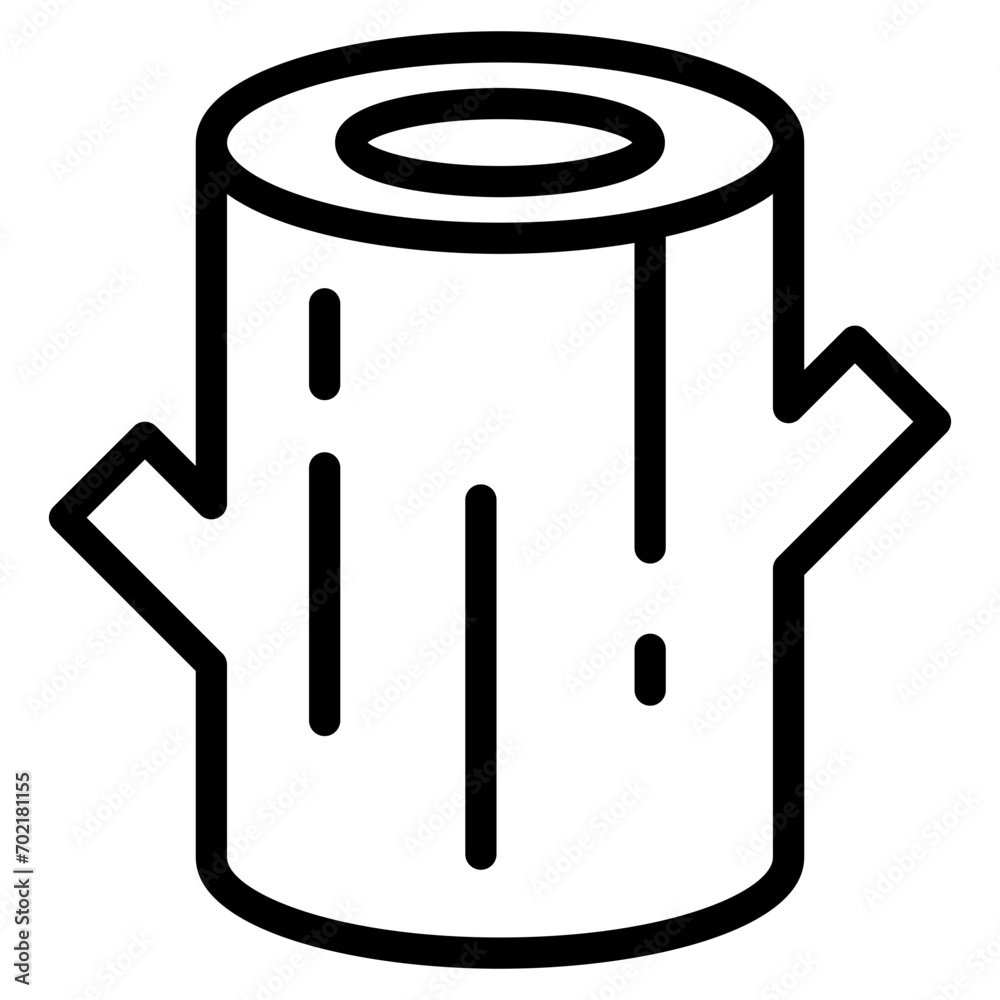 lumber , log, wood plank icon