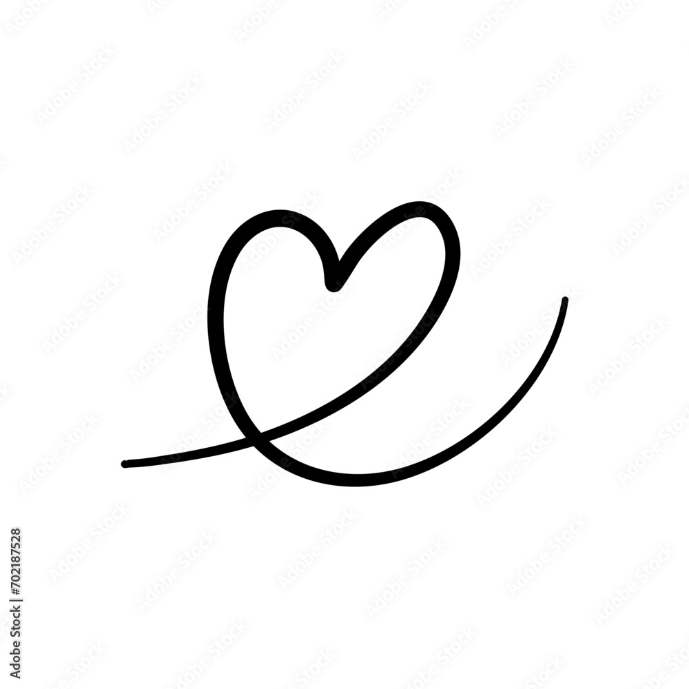 Continuous line of love Continuous line of love
