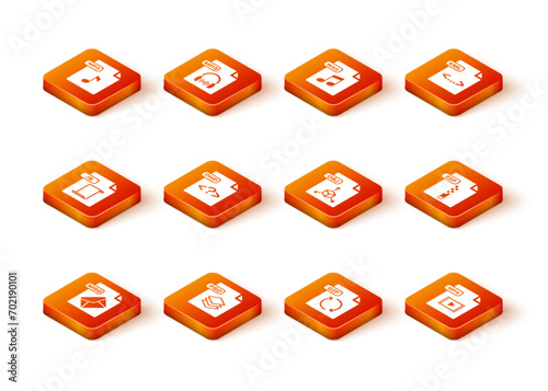 Set MSG file document, PSD, JS, PHP, GIF, OBJ, MP4 and ZIP icon. Vector