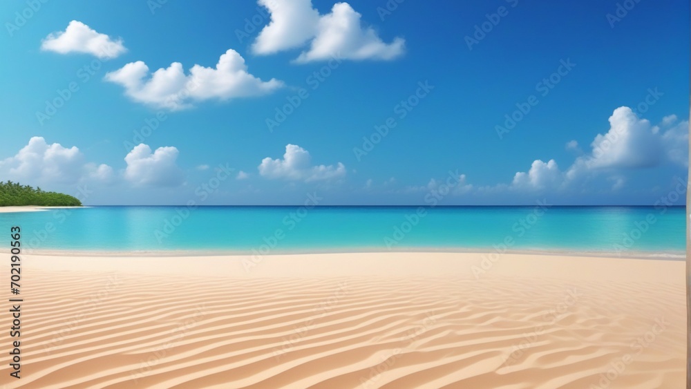 Fototapeta premium Tropical beach sand background