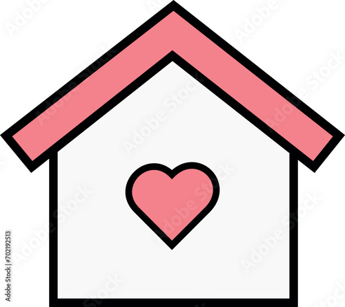 Wallpaper Mural Home Vector Icon, This vector icon represents the concept of a home, suitable for use in various digital  designs, applications, websites, and presentations Torontodigital.ca