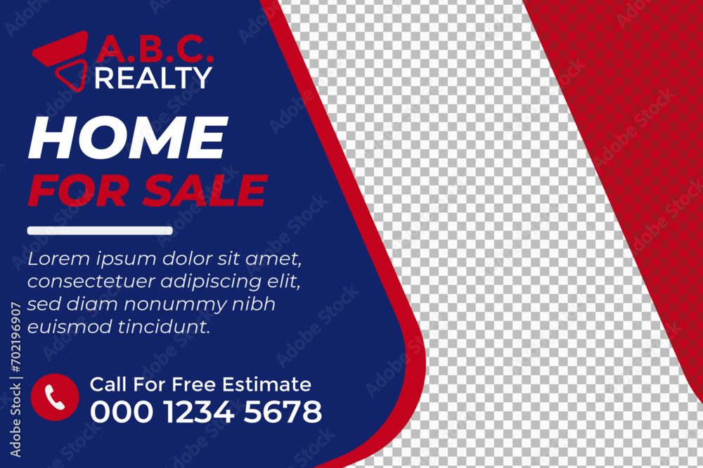 Real Estate Postcard Vector Template. Corporate real estate postcard template design, Modern and Elegant Postcard Template For Home Sale Real Estate Postcard Vector Template. Corporate real estate postcard template design, Modern and Elegant Postcard Template For Home Sale