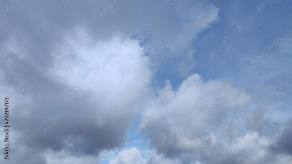 The cumulus clouds circulate in unison along with the cirrus clouds The cumulus clouds circulate in unison along with the cirrus clouds