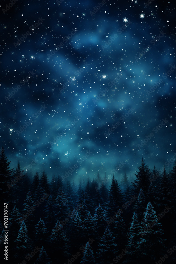 Minimalist representation of a starry night sky. Minimalist representation of a starry night sky.