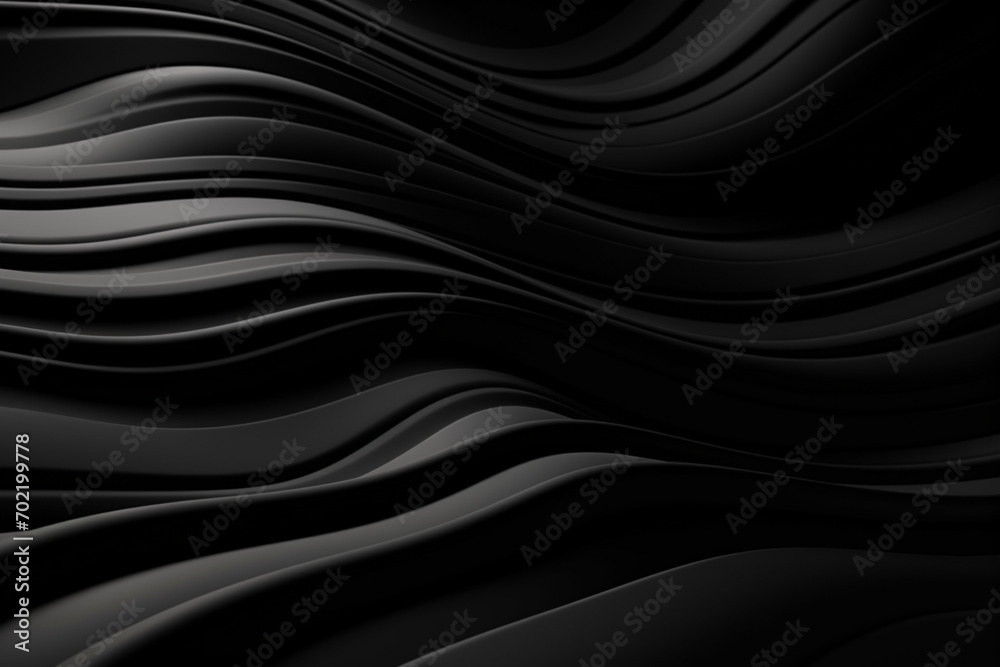 3D black realistic abstract background 3D black realistic abstract background