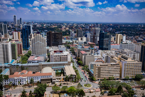 Wallpaper Mural view of downtown city Torontodigital.ca