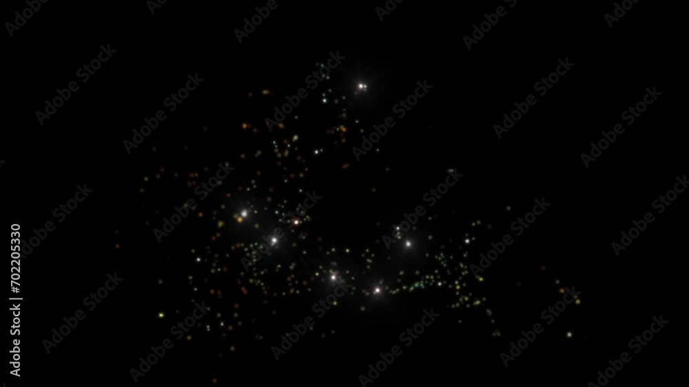 Dust Glowing Particles Moving Background Dust Glowing Particles Moving Background