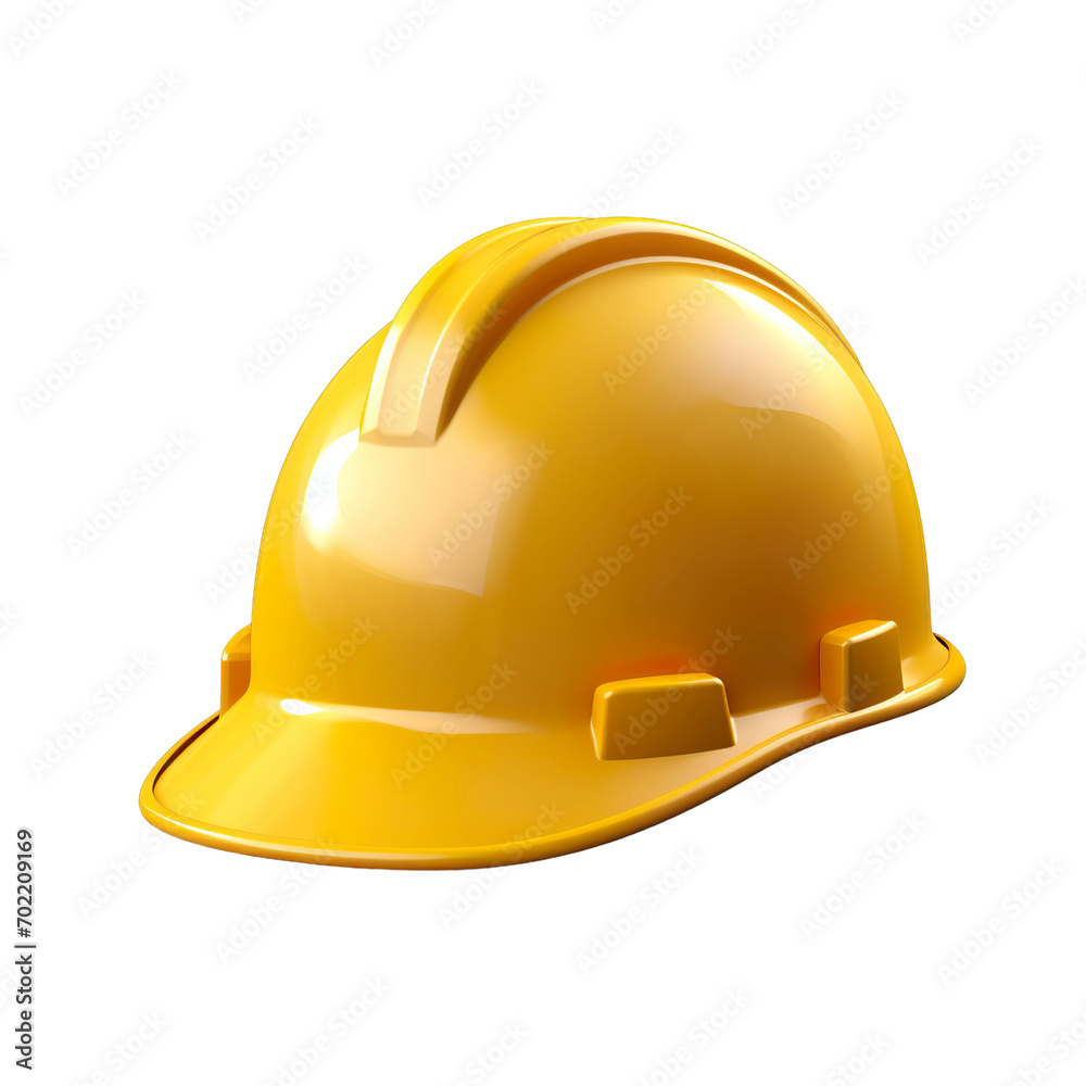 yellow helmet isolated on white yellow helmet isolated on white