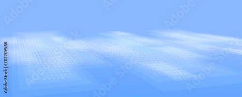 Modern cloud technology. Integrated digital web concept background