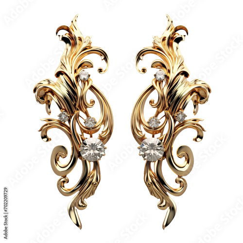 golden floral ornament