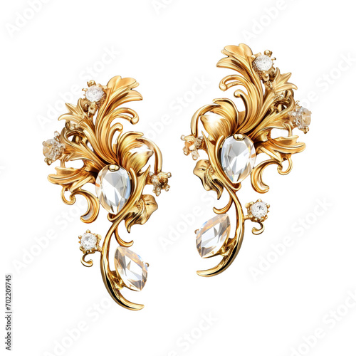 golden floral ornament