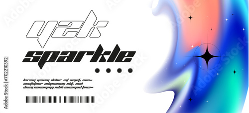 y2k aesthetic holographic background