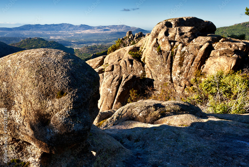 El Cancho de los Muertos en La Pedriza Stock Photo | Adobe Stock