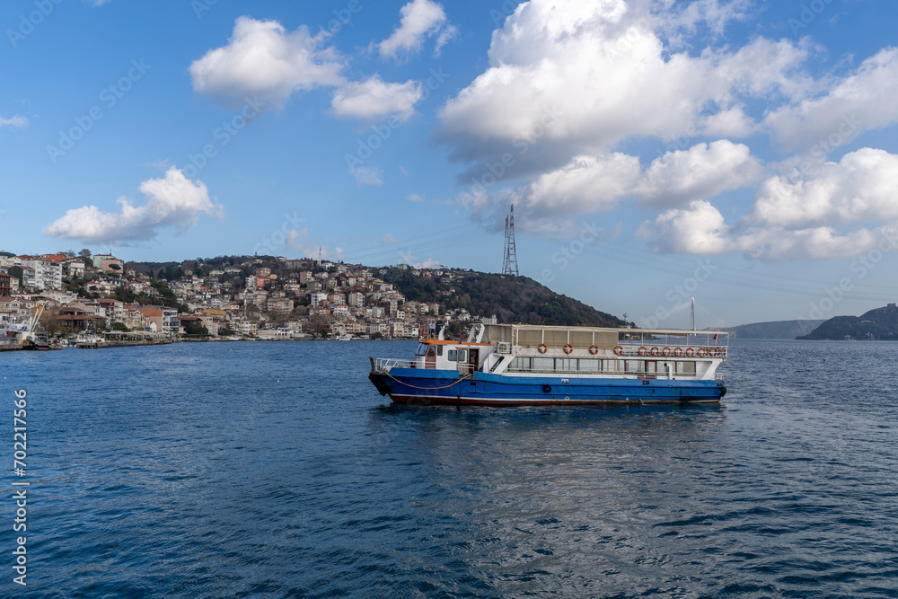 Sariyer District coastline in Istanbul.