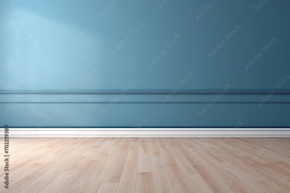 Empty new flat with fresh painted colorful wall in an empty room. Generative Ai. Empty new flat with fresh painted colorful wall in an empty room. Generative Ai.