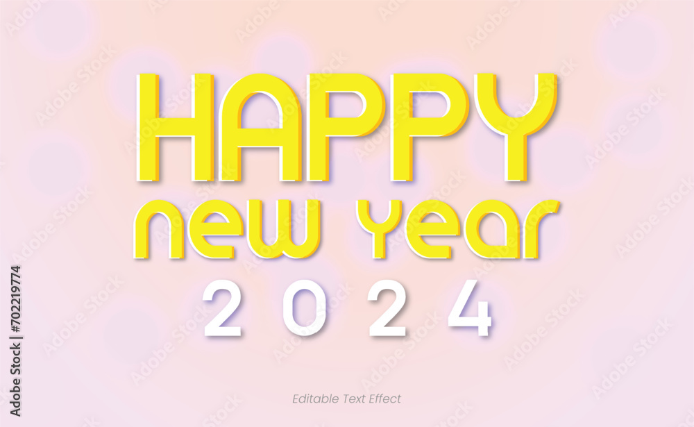 Text Effect New Year