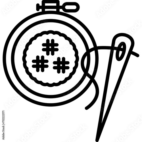 Cross Stitch Icon