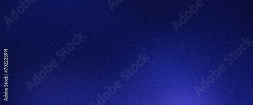 Dark blue azure mystical ultra wide gradient grainy premium background. Perfect for design, banner, wallpaper, template, art, creative projects, desktop. Exclusive quality, vintage style of the 80s