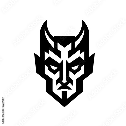 logotype of a cheetah, black and white, small size, isolated	
