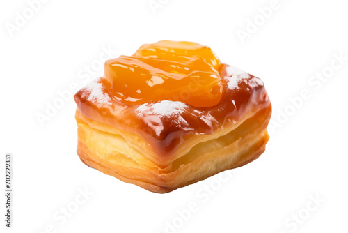 Belgian Pastry on Transparent Background photo