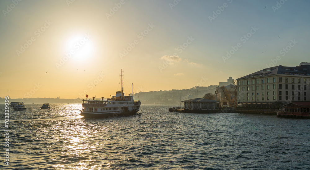 Besiktas Ferry Station on The Bosphorus in Istanbul