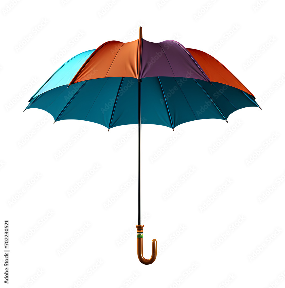 umbrella, pastel color, PNG file, isolated background