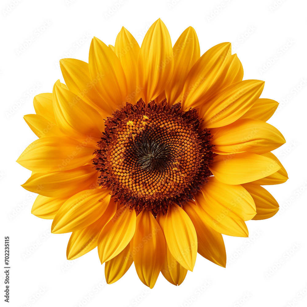sunflower isolated on white sunflower isolated on white