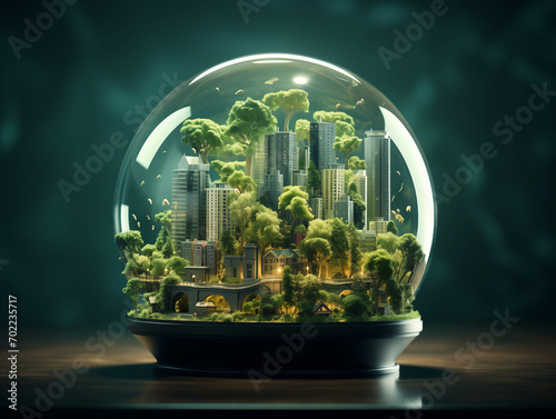 ESG, green energy, sustainable industry. Environmental, Social, and Corporate Governance concept, Bright color, ultra realistic