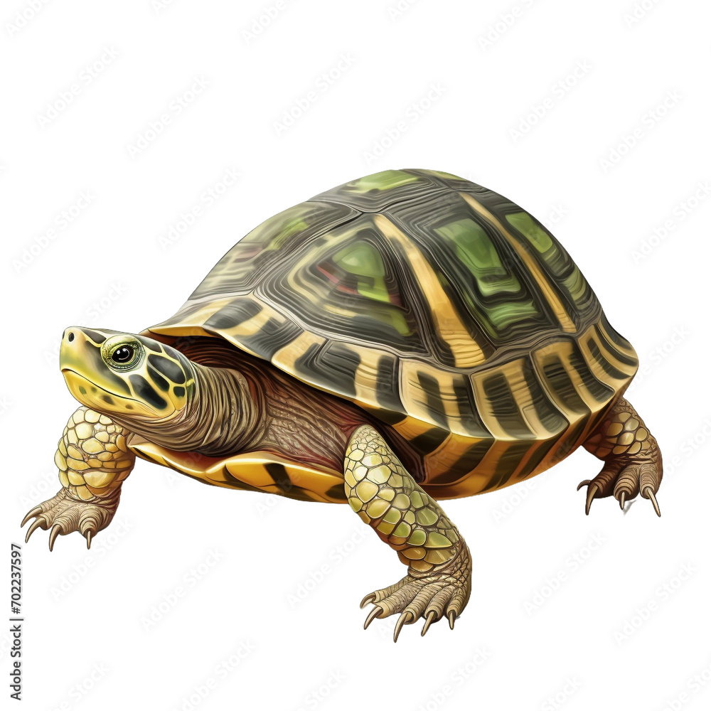 Obraz premium turtle on white background