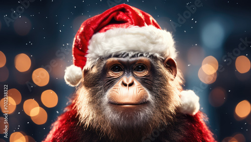 Yuletide Ape: Caped in Christmas Spirit