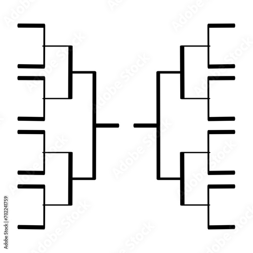 Tournament bracket Template 