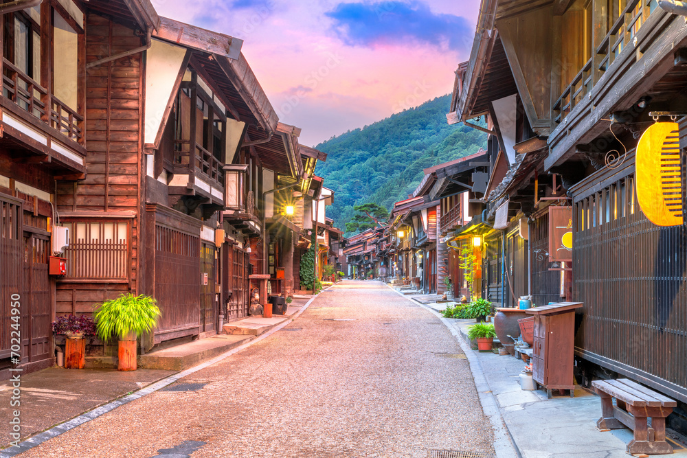 Narai-juku, Nagano, Japan Historic Post Town Along the Nakasendo