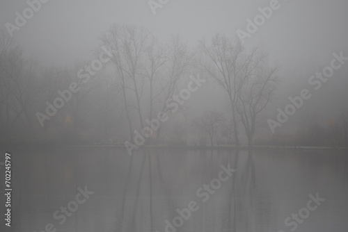 Der Ümminger See im Nebel