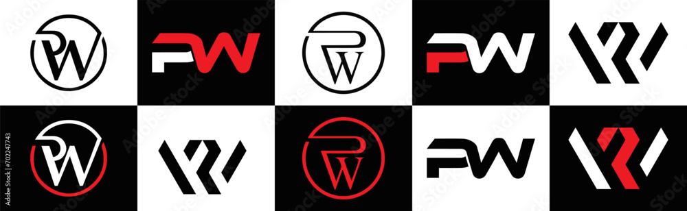 PW logo. P W design. White PW letter. PW, P W letter logo design. P W letter logo design in FIVE, FOUR, THREE style. letter logo set in one artboard. P W letter logo vector design.
PW logo. P W design. White PW letter. PW, P W letter logo design. P W letter logo design in FIVE, FOUR, THREE style. letter logo set in one artboard. P W letter logo vector design.