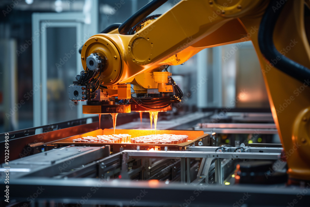 KI-Roboter produzieren Lebensmittel - automatisierung KI-Roboter produzieren Lebensmittel - automatisierung