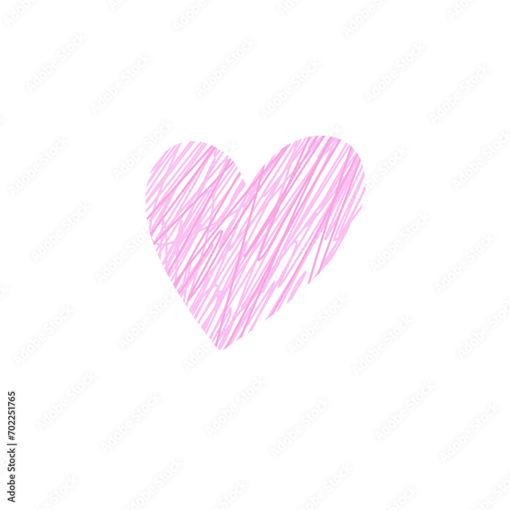 Doodle Hand Drawn love heart Doodle Hand Drawn love heart