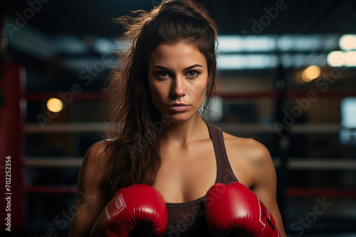 Powerful European Woman Ready to Fight © Andrii 