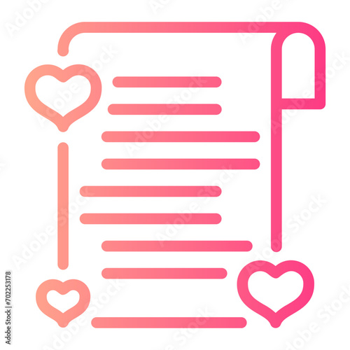 poem gradient icon