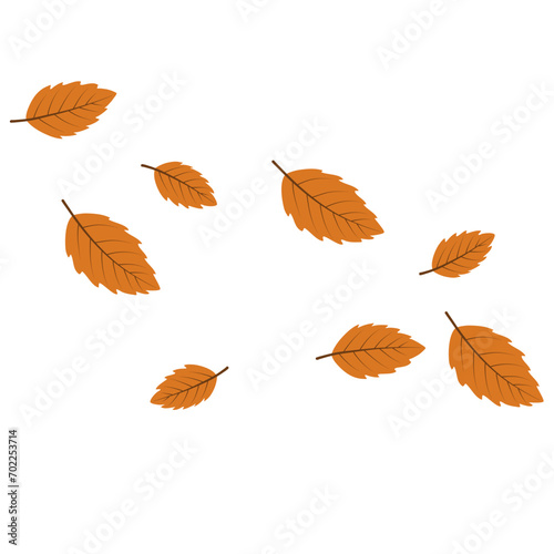Falling leaves Illustration 