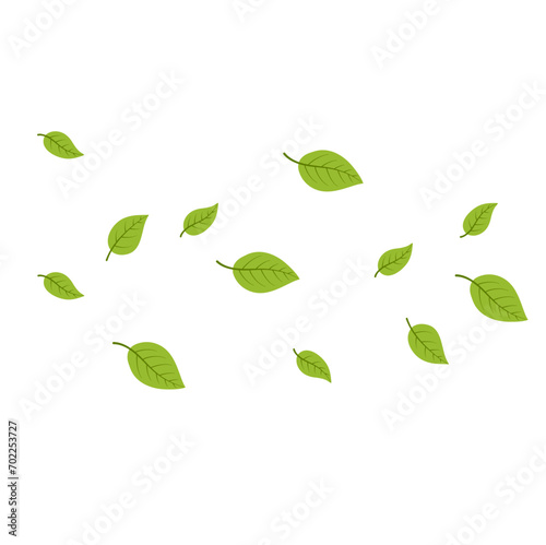 Falling leaves Illustration 