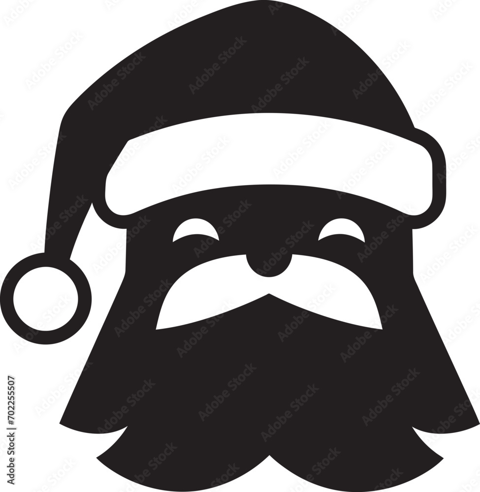 Iced Out Santa Style Cool Black Santa Chill Claus Vibe Vector Black Cool Santa Iced Out Santa Style Cool Black Santa Chill Claus Vibe Vector Black Cool Santa