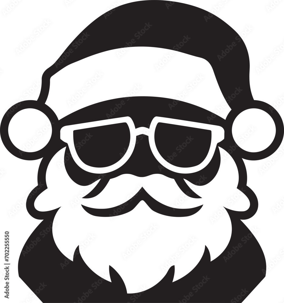 Iced Out Santa Style Vector Cool Black Chill Claus Appeal Cool Black Vector Santa Iced Out Santa Style Vector Cool Black Chill Claus Appeal Cool Black Vector Santa