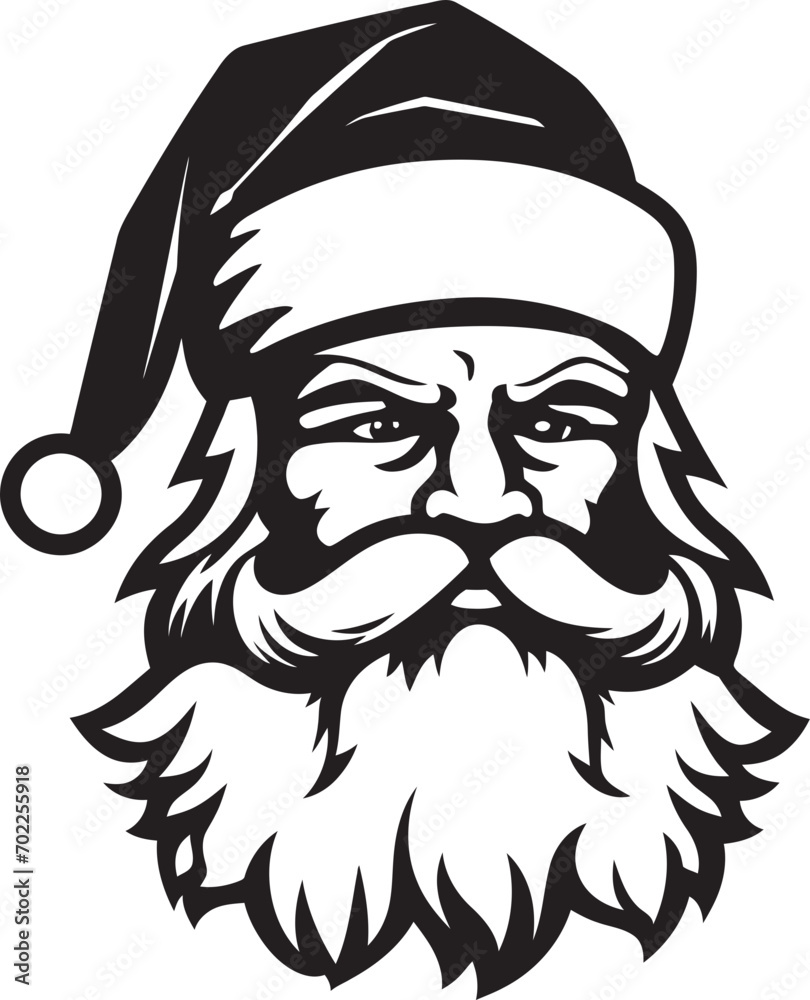 Polar Claus Style Vector Black Cool Cool Yule Kris Kringle Black Vector Chic Polar Claus Style Vector Black Cool Cool Yule Kris Kringle Black Vector Chic