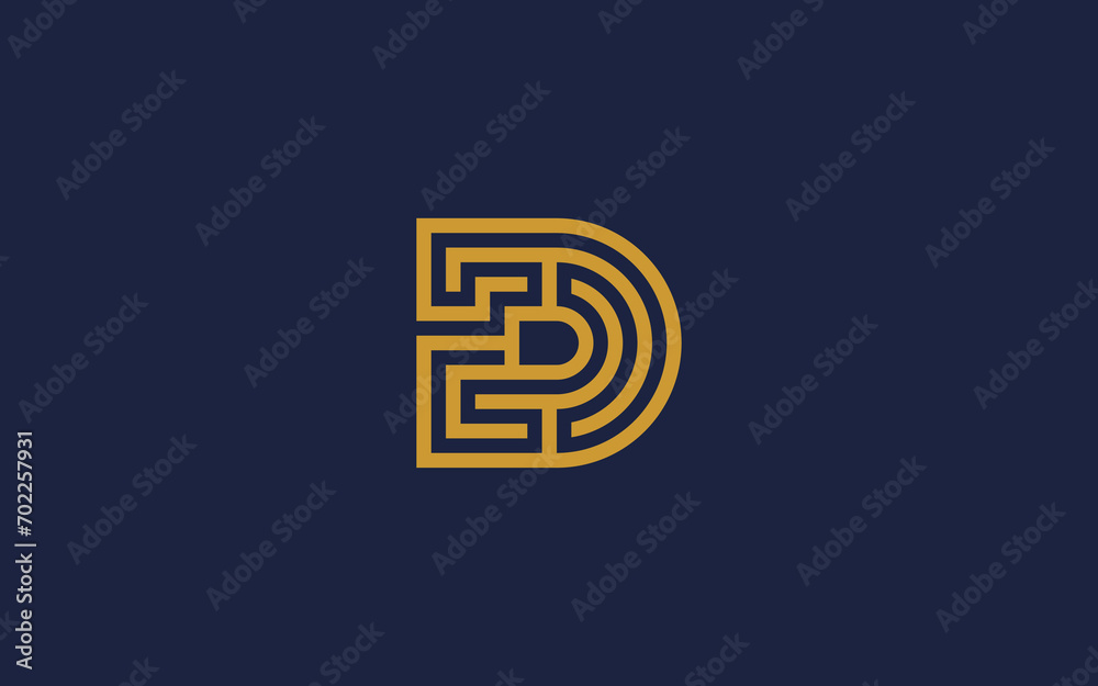 letter d with maze logo icon design vector design template inspiration letter d with maze logo icon design vector design template inspiration