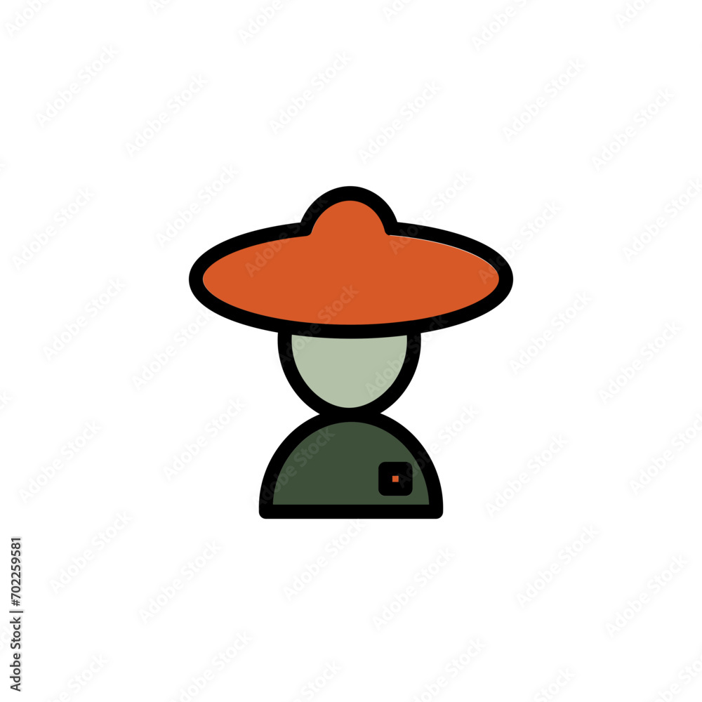 Fisherman Fishing Hobby Filled Outline Icon Fisherman Fishing Hobby Filled Outline Icon