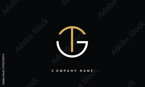 TG, GT, T, G Abstract Letters Logo Monogram photo