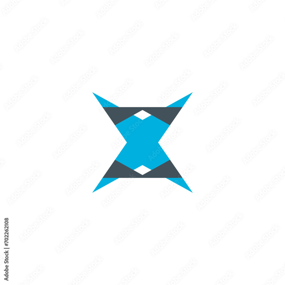 Letter Initial X logo design Letter Initial X logo design