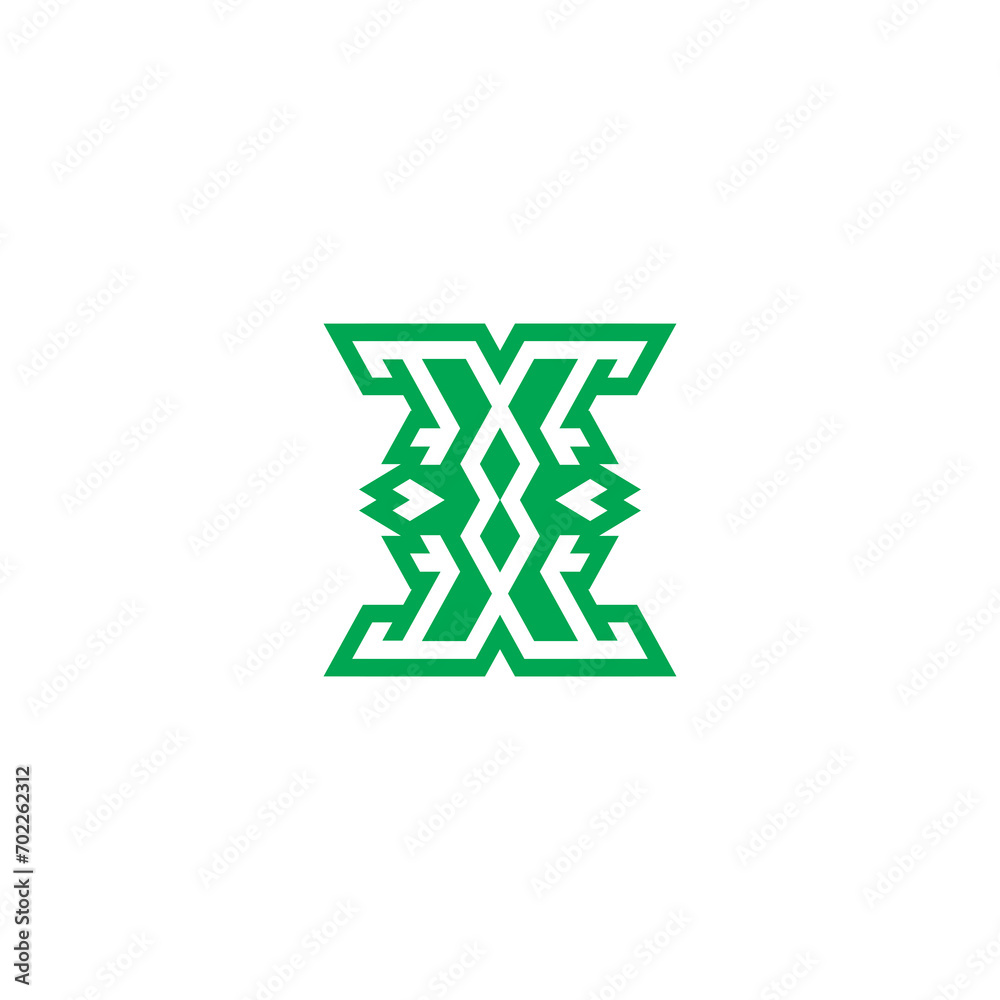 Letter Initial X logo design Letter Initial X logo design